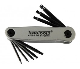 teng tools zestaw 8 kluczy 6-kątnych 1476ntx1 crv 162650105