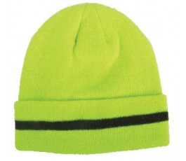 lahtipro czapka akrylowa z polarem żółta l1937100