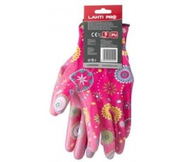 lahtipro rękawice ogrodowe różowe rozmiar "l" l230309k
