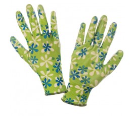 lahtipro rękawice ochronne zielone powlekane nitrylem rozmiar s (7) ce l220407k