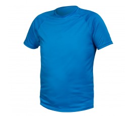 hogert t-shirt poliestrowy xl niebieski ht5k400-xl