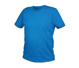 hogert t-shirt bawełniany l niebieski ht5k412-l