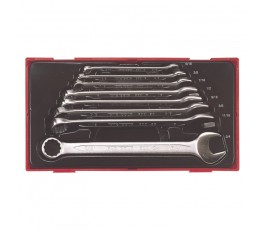 teng tools zestaw 8 kluczy płasko-oczkowych crv 58050303