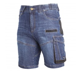 lahtipro spodenki jeansowe niebieskie krótkie wzmocnione slim rozmiar m l4070702