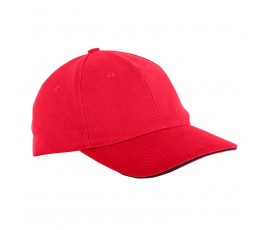 lahtipro czapka z daszkiem czerwona lpcd1cu l1813300