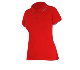 lahtipro koszulka polo damska czerwona 190g/m2 rozmiar l l4031403