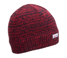 lahtipro czapka akrylowa z ociepliną thinsulate czerwona melange l102190s