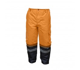 hogert spodnie robocze ocieplane ostrzegawcze xxxl pomarańczowe ht5k253-3xl