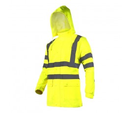 lahtipro kurtka ostrzegawcza przeciwdeszczowa żółta rozmiar m l4091302