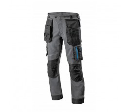 hogert spodnie ochronne tauber 4-way stretch ciemnoszare rozmiar xxl ht5k812-2xl
