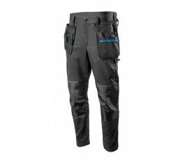 hogert spodnie ochronne wurnitz elastyczne ciemne szare rozmiar l ht5k809-l