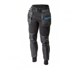 hogert spodnie dresowe trebel z kieszeniami czarne rozmiar s ht5k902-s